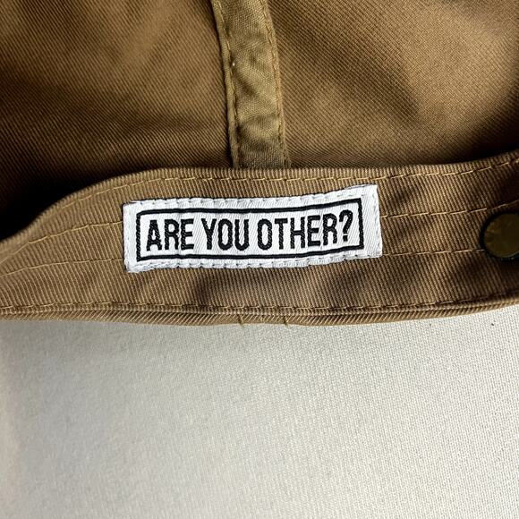 I Am Other Hat Cap Strapback Tan Same Is Lame Uniqlo Pharrell 5 Panel Adjustable - Picture 7 of 8
